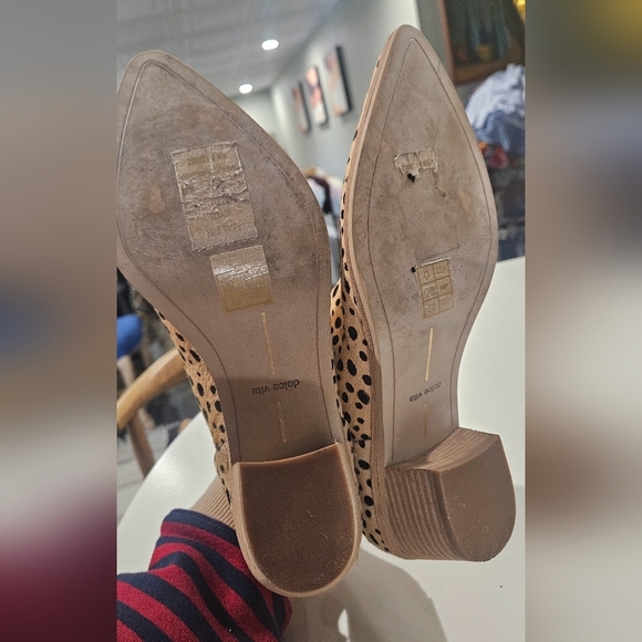 DOLCE VITA  Sonni Leopard Calf Hair Ankle Booties. Size 8.5 Like New - Picture 11 of 14